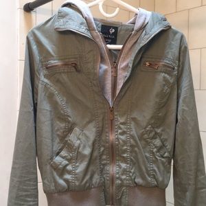 Tillys army green jacket!